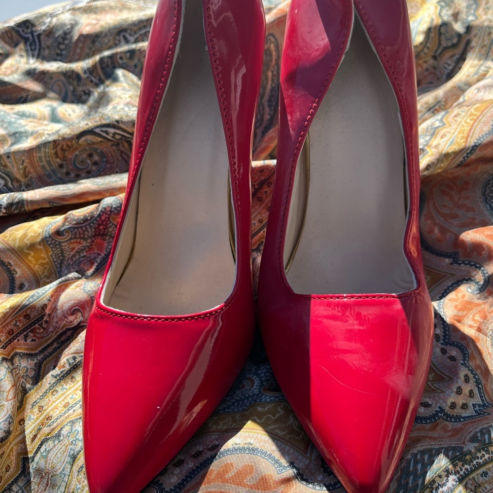 Elegant Red Women's Heels